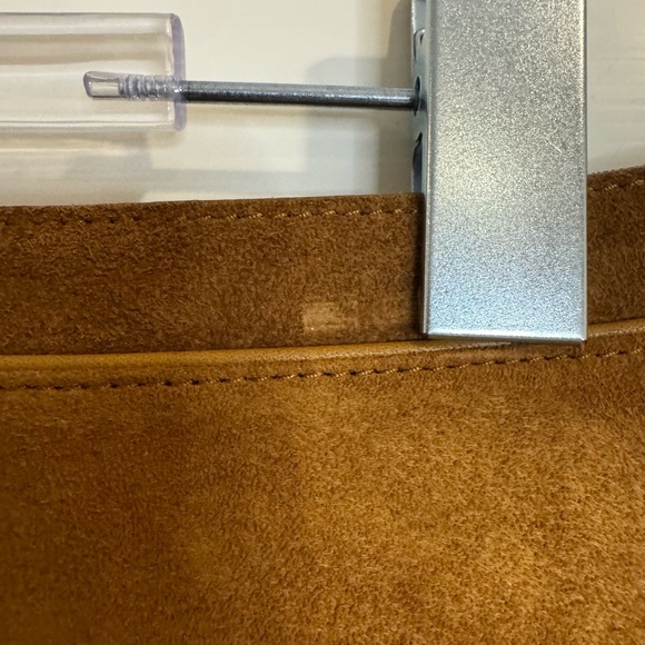 Tom Ford Camel Suede Mini Skort with Gold Double Buckle - Picture 15 of 16